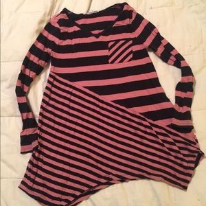 77Kids Striped Long Sleeve Shirt Size Small